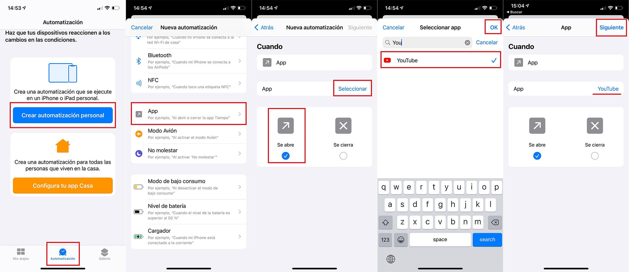 como habilitar la función no molestar de iPhone en Youtube o Netflix