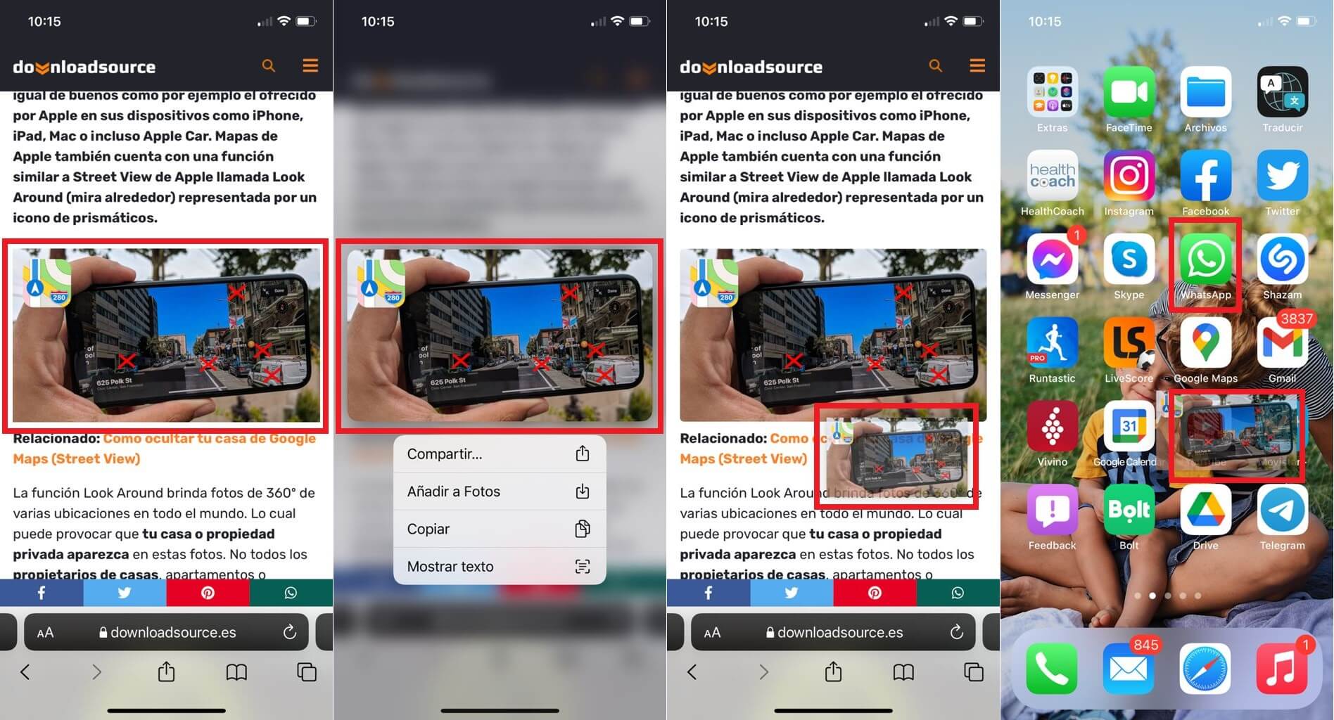 como usar arrastrar y soltar archivos en iphone
