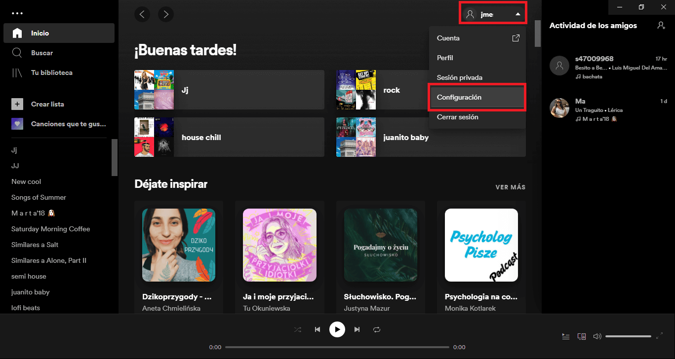 como cambiar la ubicacion de spotify en pc