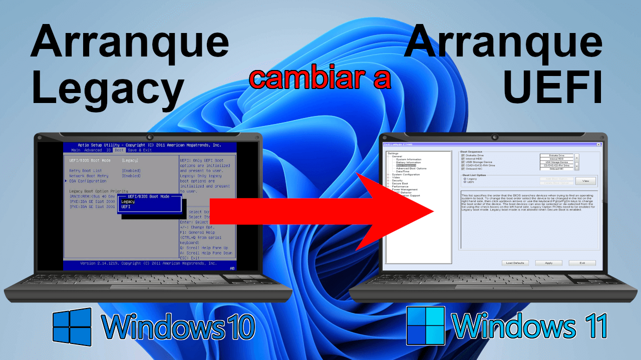 legacy to uefi windows 11