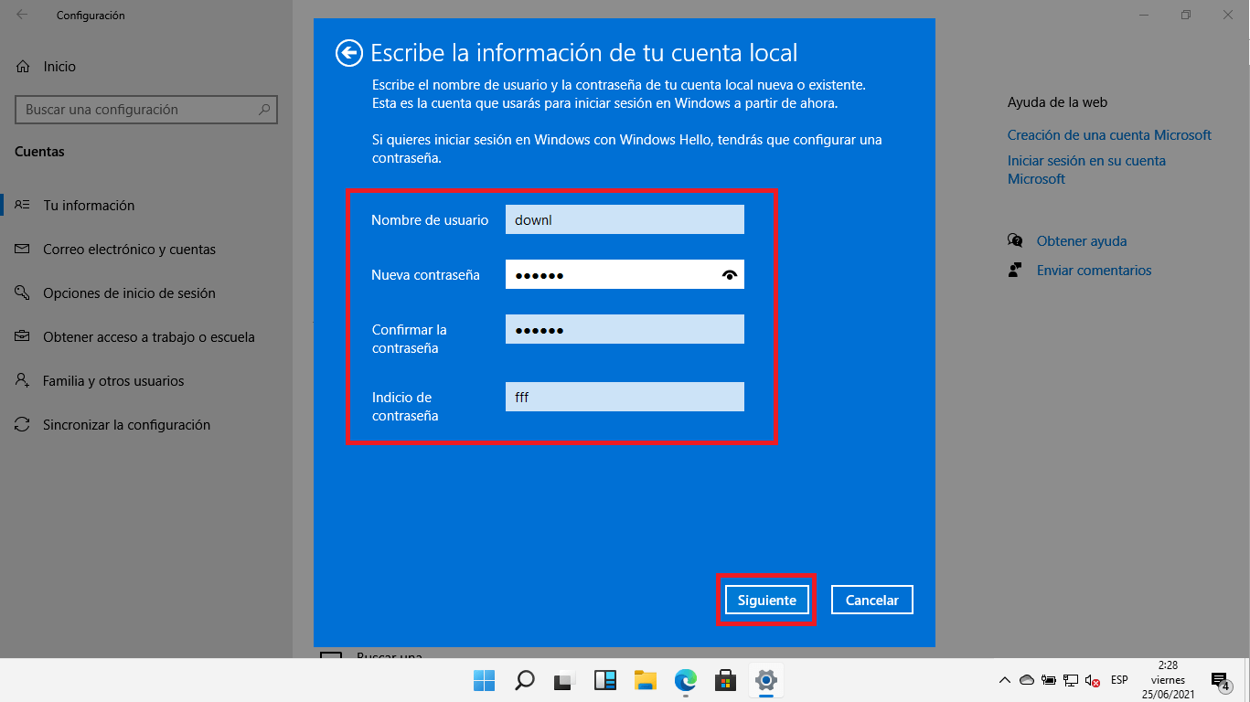 windows 11 permite desactivar widgets