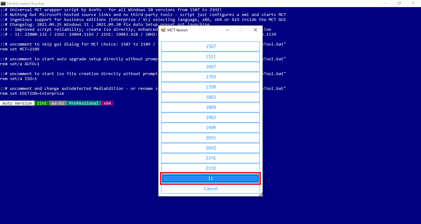 como descargar el archivo ISO de cualquier version de windows 11