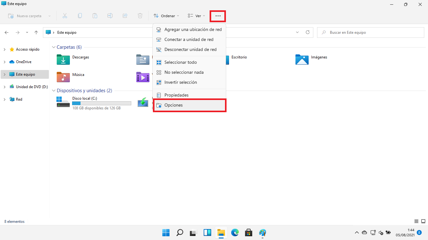 windows 11 permite mostrar las extensiones de los archivos
