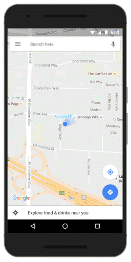eventos del Calendario de Google pueden verse en Google Maps de Android