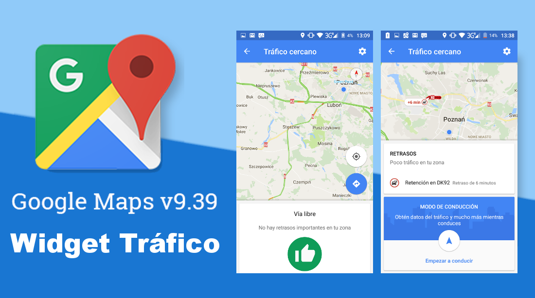 Trafico el nuevo Widget de Google Maps 