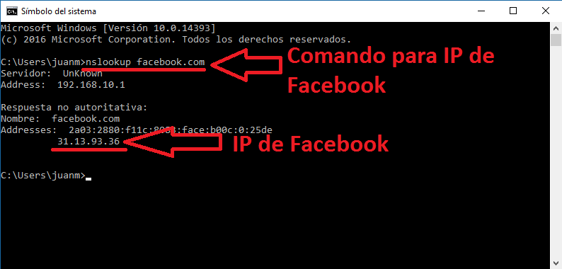 conoce la IP de cualquier URL desde tu ordenador con Windows