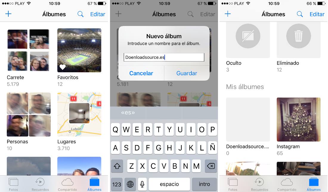 recuerdos con fotos y videos de tu iphone