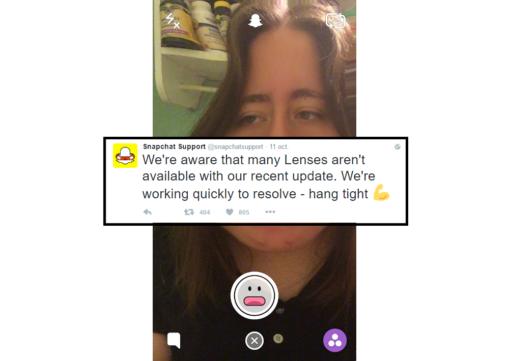 traer de vuelta los efectos selfie de snapchat