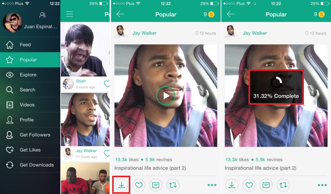 descargar los videos de Vine en tu dispositivos iOS o Android