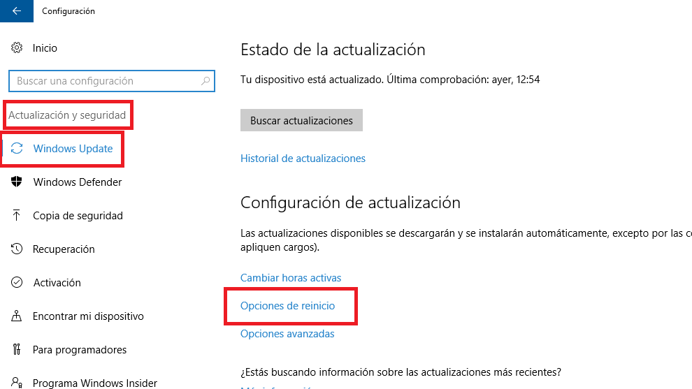 no reiniciar tu Windows 10 tras actualizar tu sistema operativo