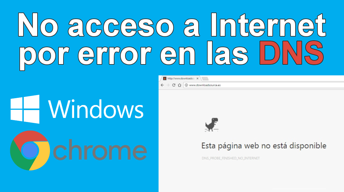 solucionar problemas con las DNs en el navegador Google Chrome de Windows