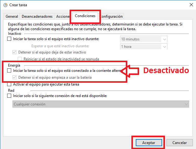 copia de seguridad durante el arranque de windows