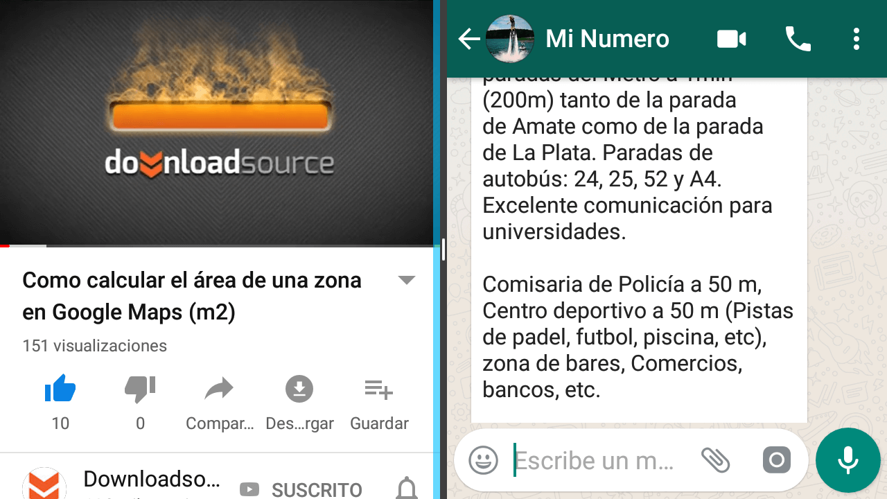 como utilizar dos apps a la vez en Android