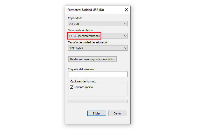 que son los sistemas de archivos NTFS, FAT, FAT32 y exFAT