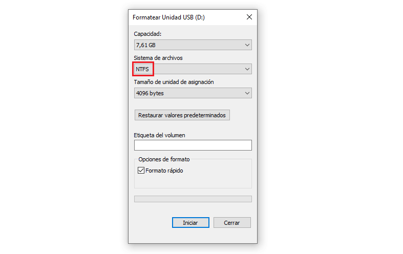 que sistema de archivos es mejor: exFAT, FAT, FAT32 y NTFS