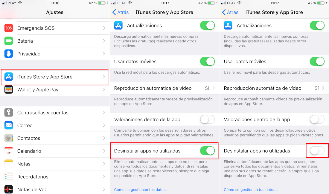 No permitir la eliminación de aplicaciones de iPhone