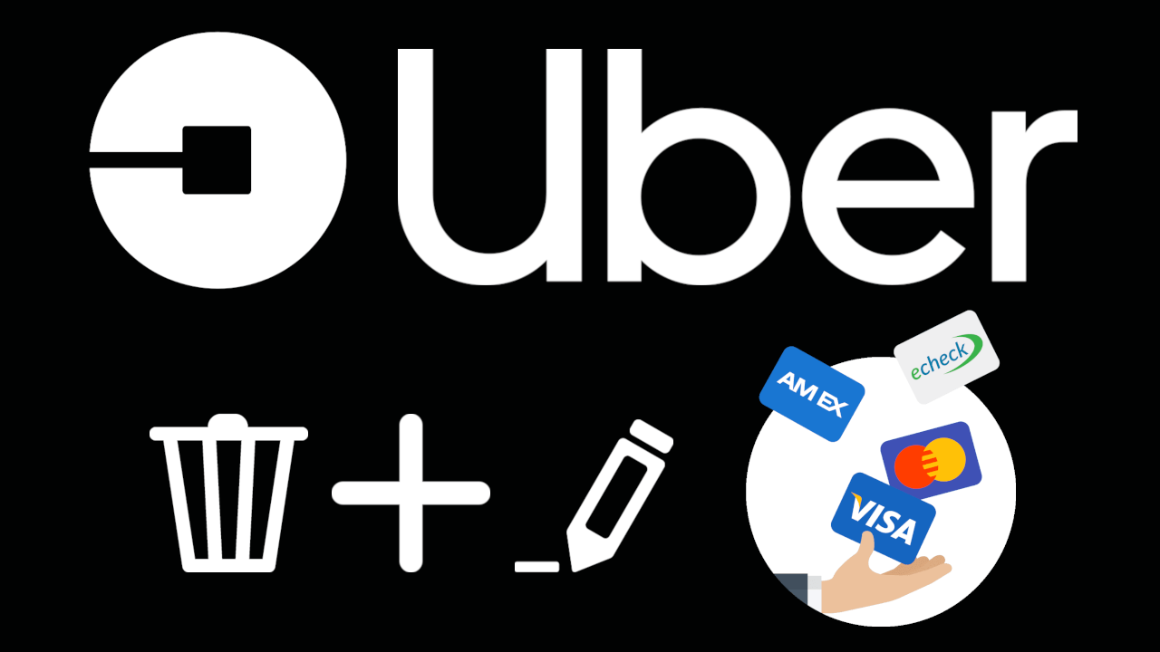 como cambiar editar o eliminar un metodo de pago en Uber