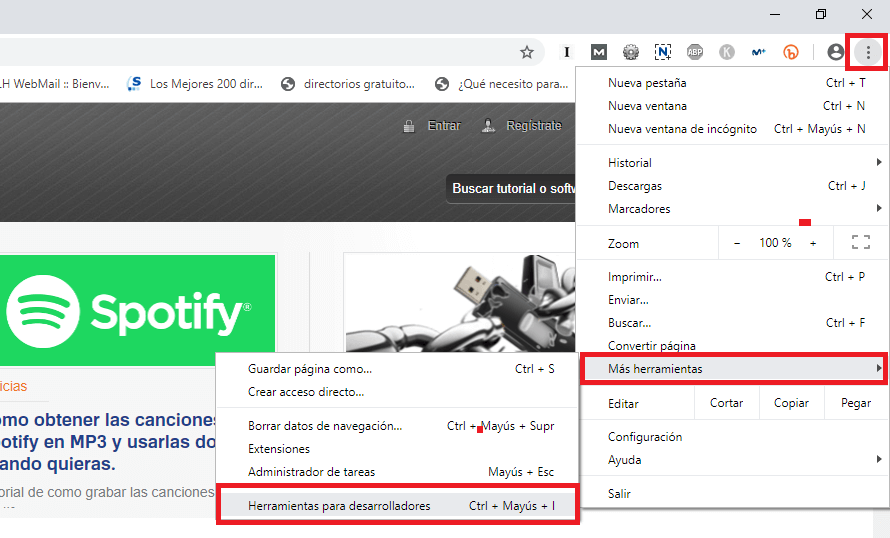 chrome permite tomar capturas de pantalla completas sin programas de terceros