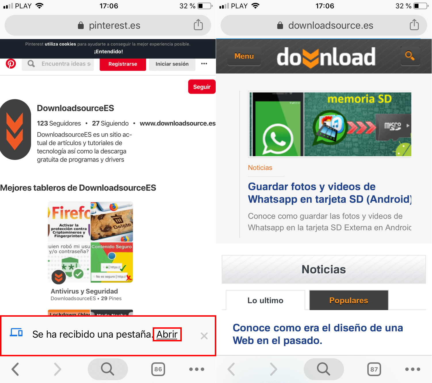 compartir sitio Web desde tu ordenador a tu telefono