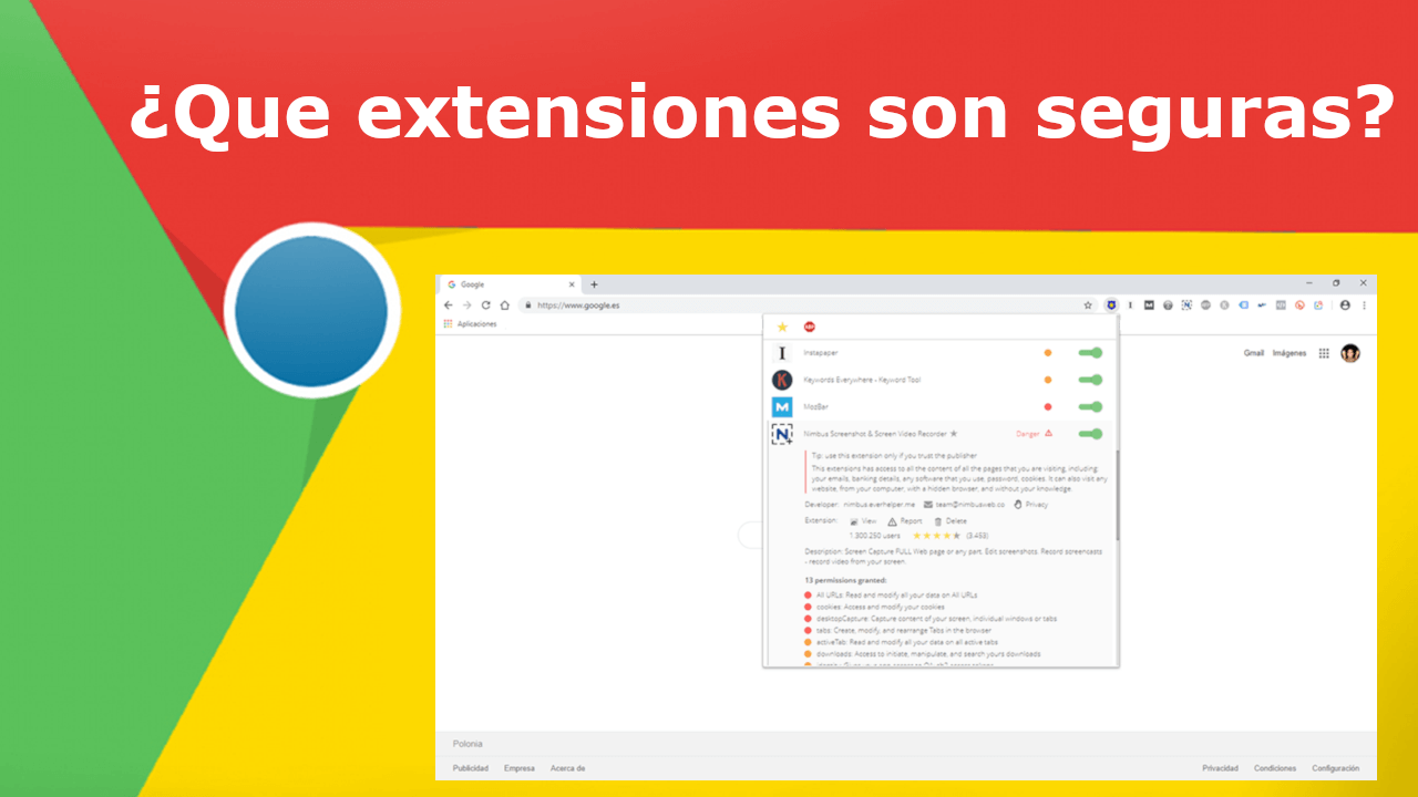 como comprobar si las extensiones de Chrome son seguras o no