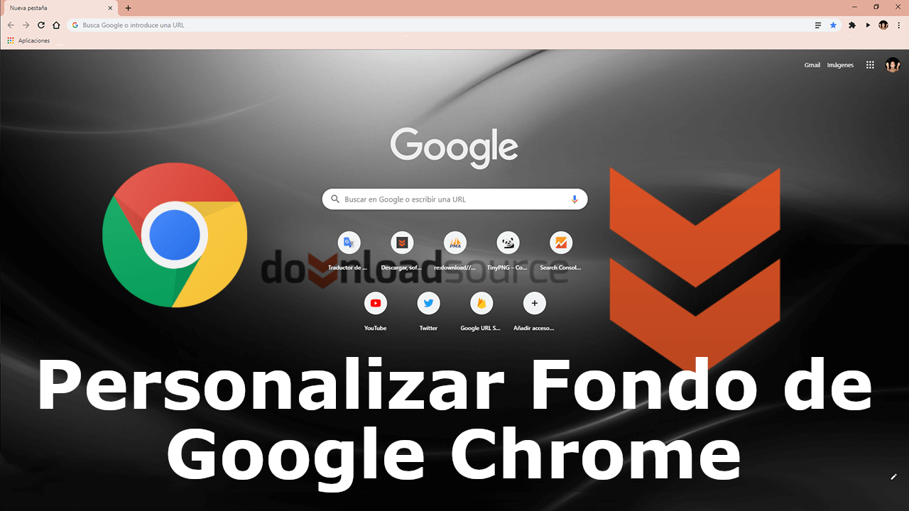 como cambiar el fondo de pantalla de google en google chrome