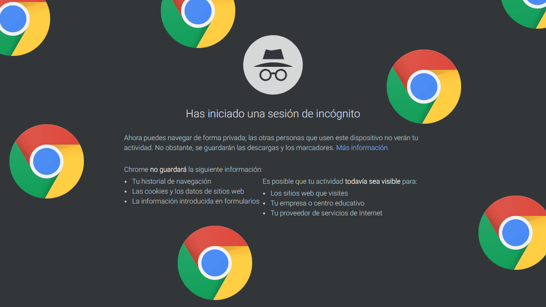 chrome solo funciona en modo incognito