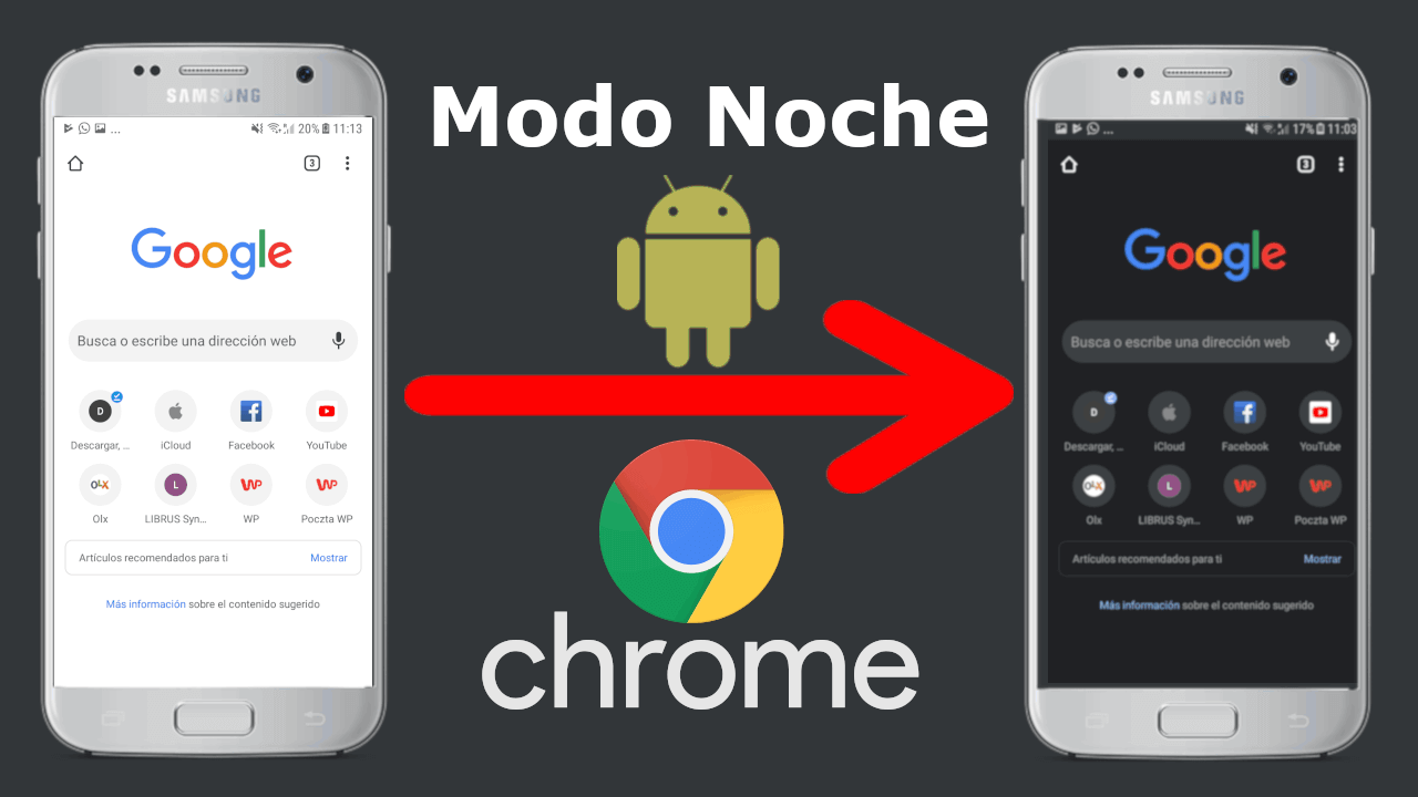 conoce como activar y usar el modo oscuro de Chrome en Android