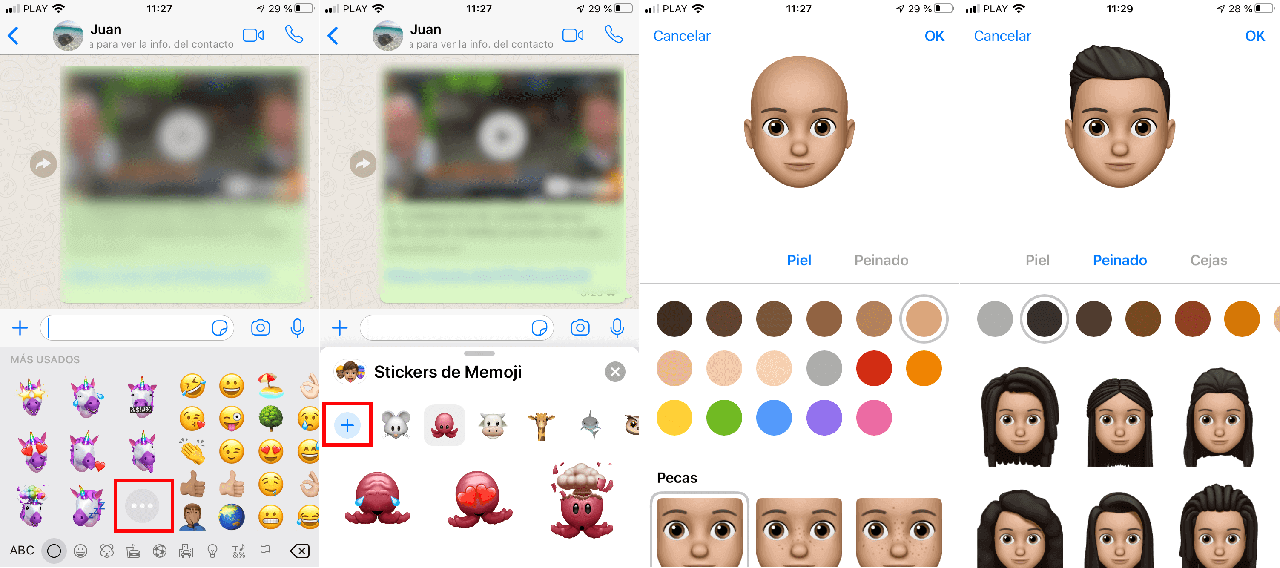 crear emoticonos con tu cara en whatsapp