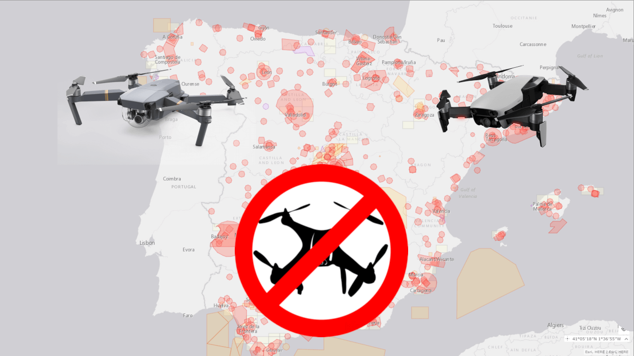 Como si puedo volar un dron una zona determinada.