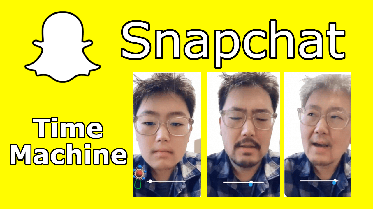 como usar el nuevo filtro Time Machine de Snapchat para envejecer o rejuvenecer