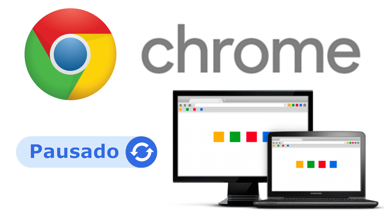 como solucionar la pausa de la sincronización de Google chrome