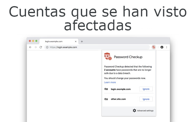 google te permite comprobar si la contraseña de tu inicio de sesión ha sido hackeado