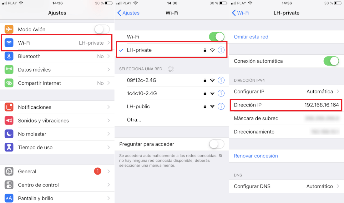 Cómo encontrar una dirección IP del iPhone