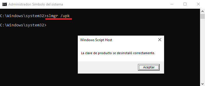 usar la clave de producto de windows 10 de tu ordenador antiguo a un nuevo ordenador 