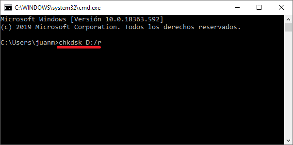 Solucionar el error: No se puede obtener acceso a “Unidad”. La estructura del disco está dañada o es ilegible.