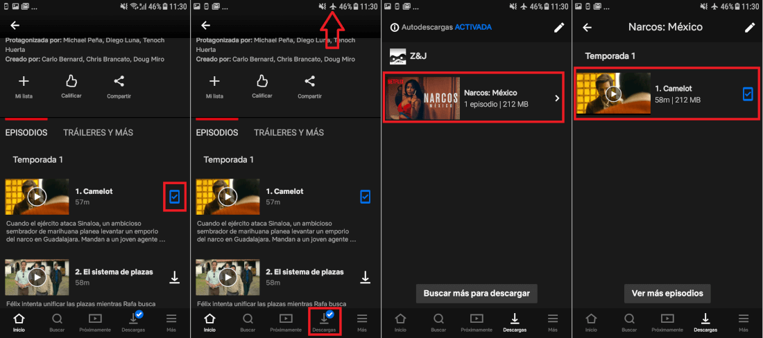 como ver peliculas y series de netflix en tu movil sin conexion a internet