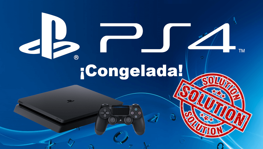 solución para PS4 congelada