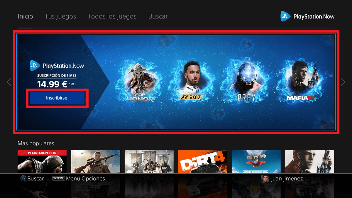 Playstation now gratis como periodo de pruebas