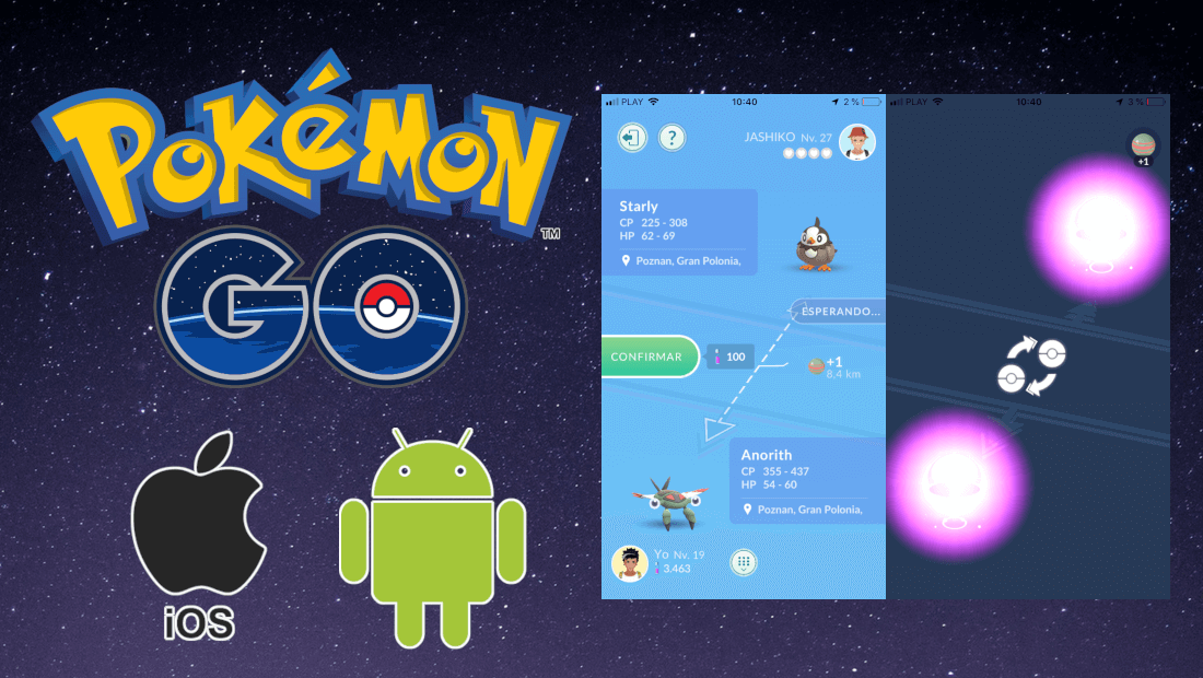 como transferir pokemon a un amigo en la app Pokemon Go