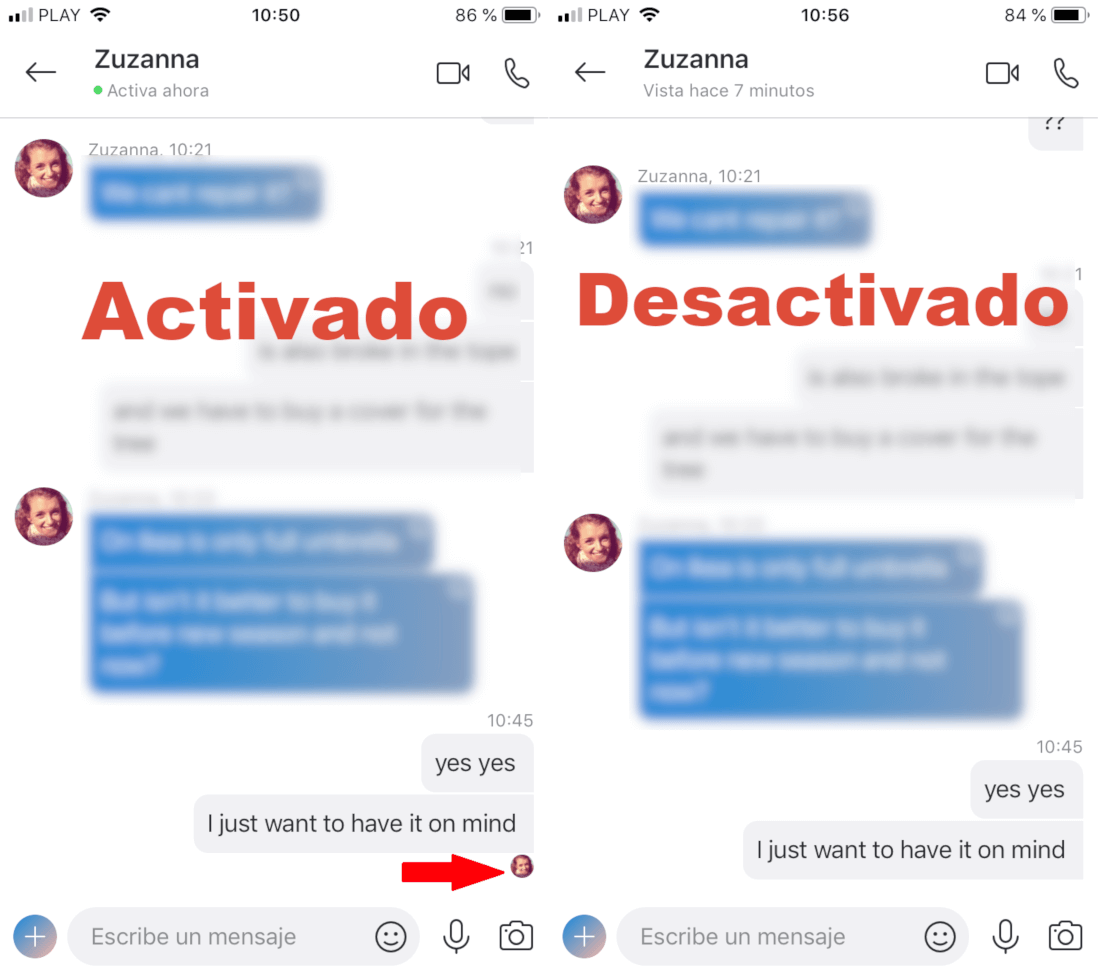 evitar que los mensajes de Skype se muestren como leido