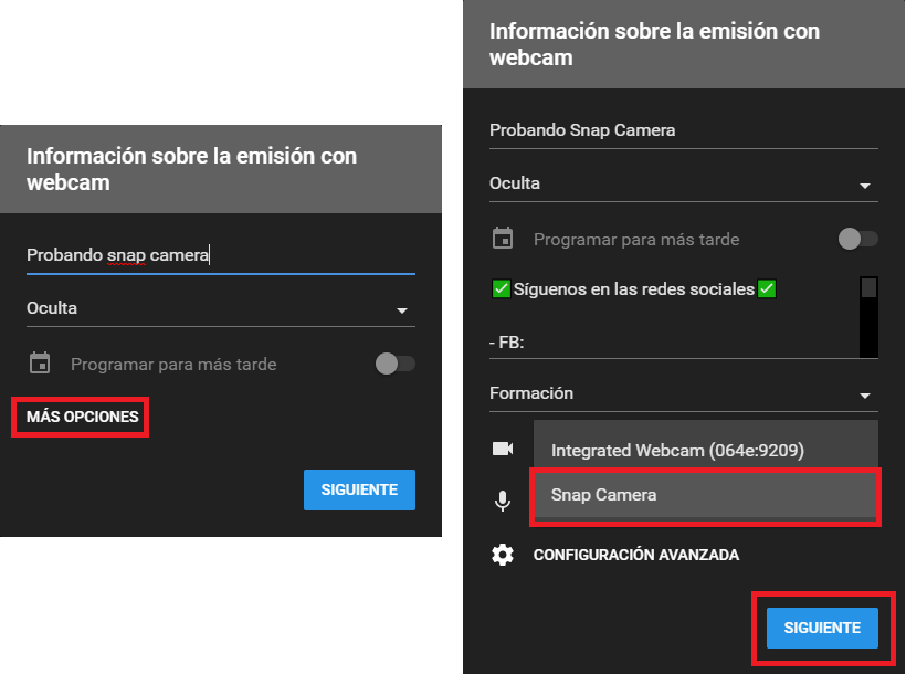 usar los filtros de snapchat en youtube