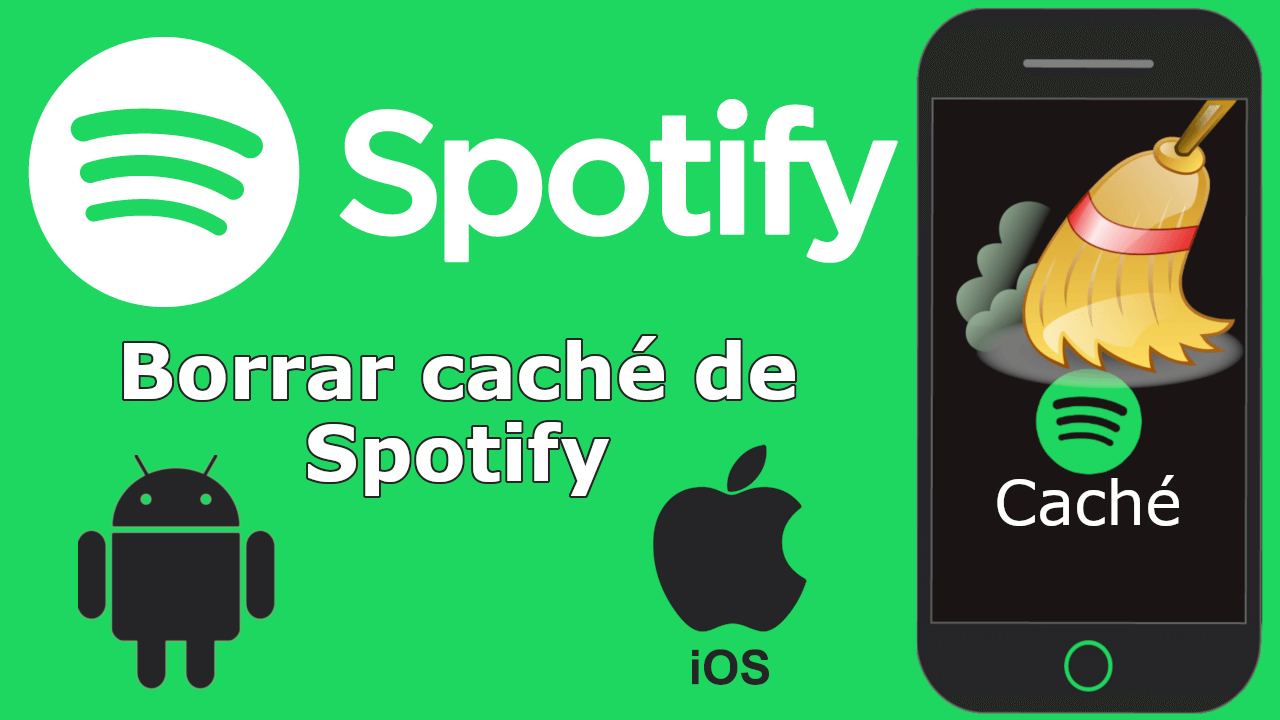 como borrar la cache de spotify