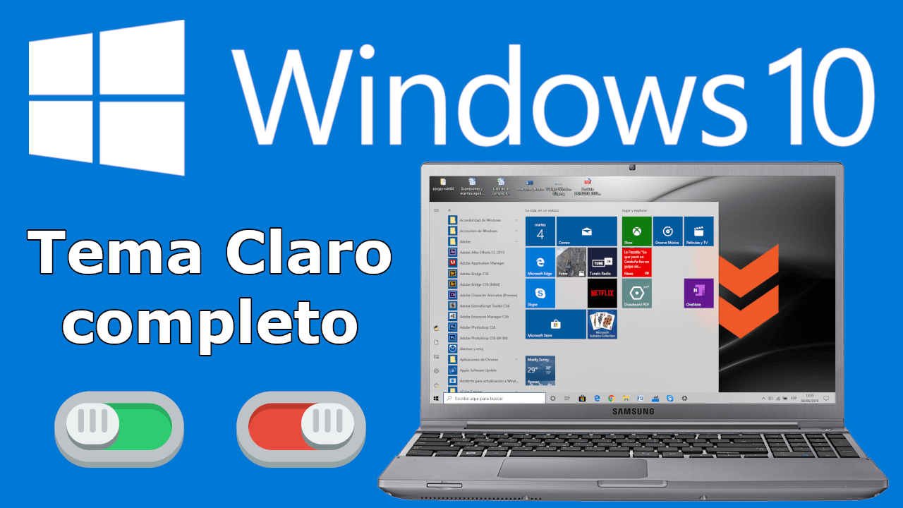 Como activar el nuevo modo claro de windows 10