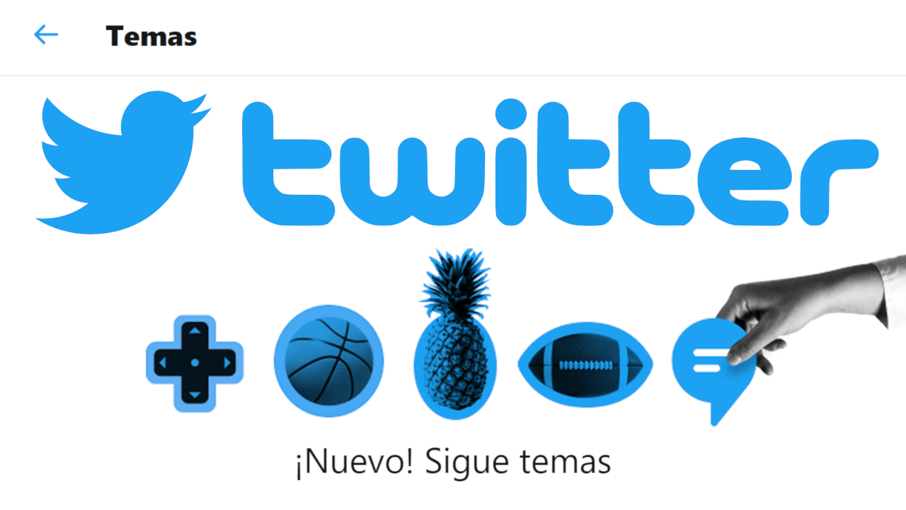 como seguir temas en Twitter