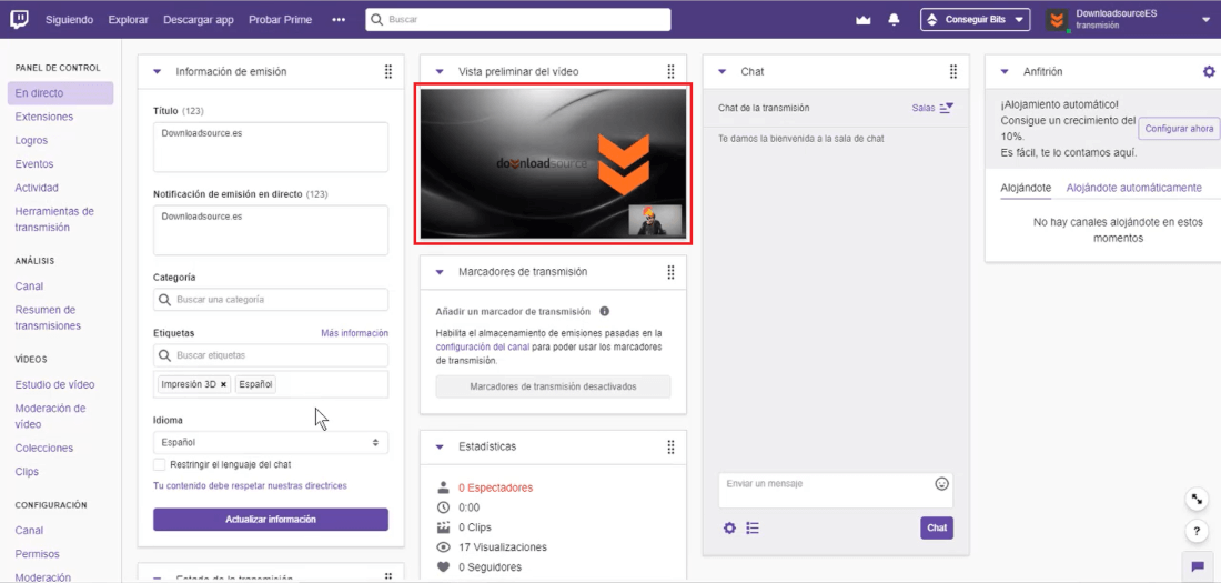 usar los filtros de snapchat en tus transmisiones en directo de Twitch