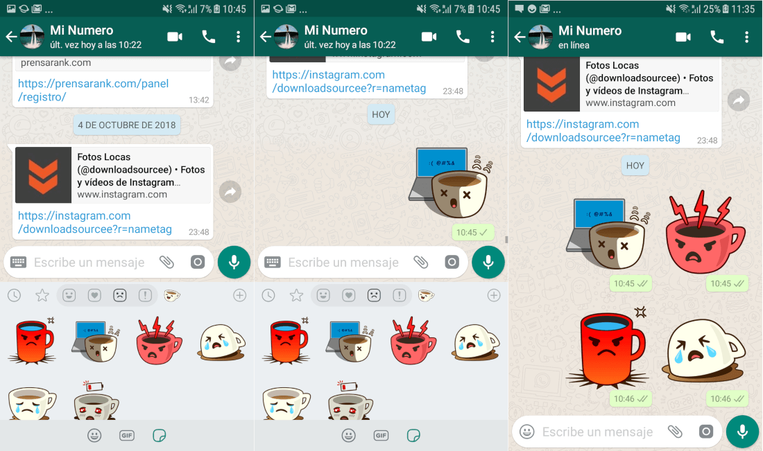 enviar Stickers en Whatsapp