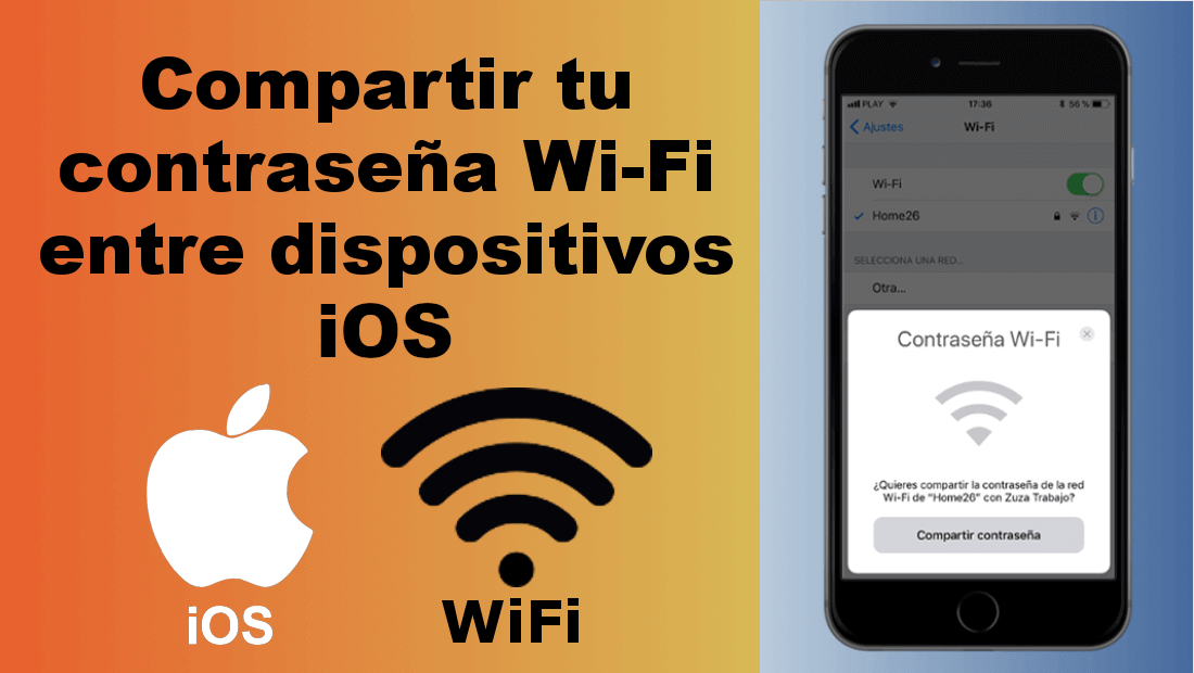 presentación lotería borroso Como compartir la contraseña WiFi entre dispositivos iOS automáticamente.  (iPhone, iPad o Mac)
