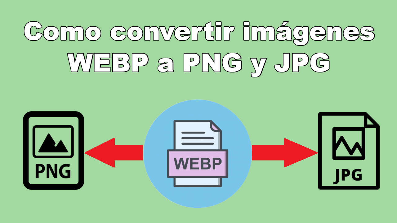 como convertir los archivo Webp a jpg y png
