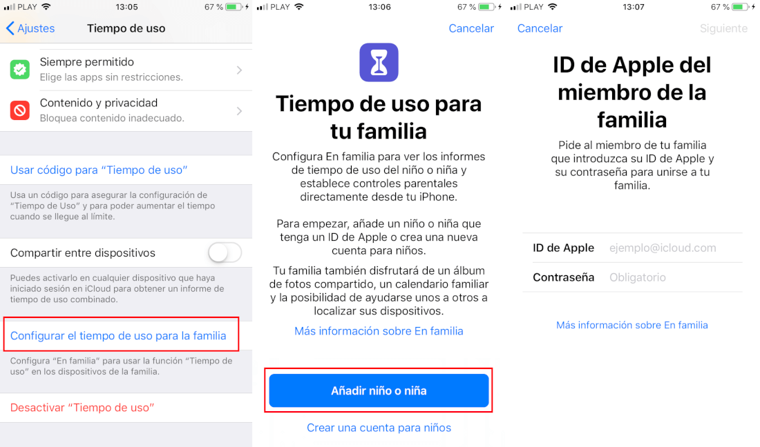 mejorar el control parental en tu iPhone