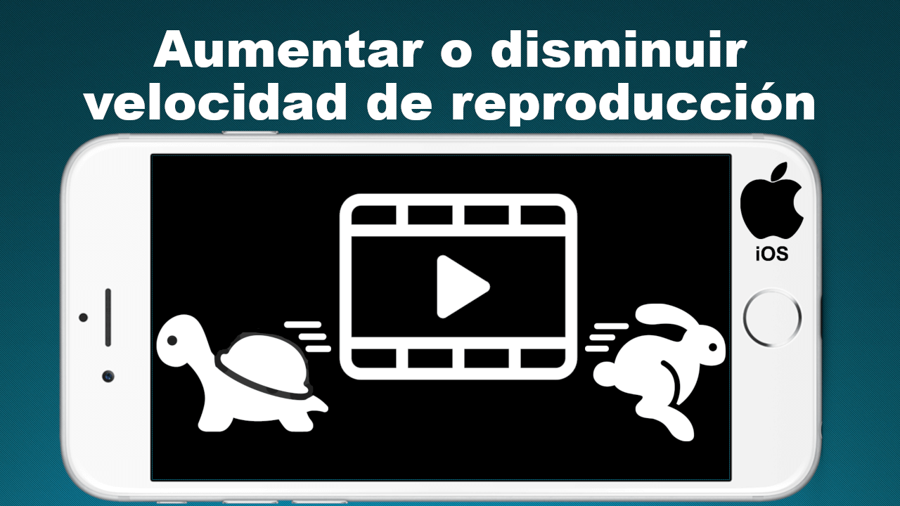 como reproducir video a camara rapida en iphone